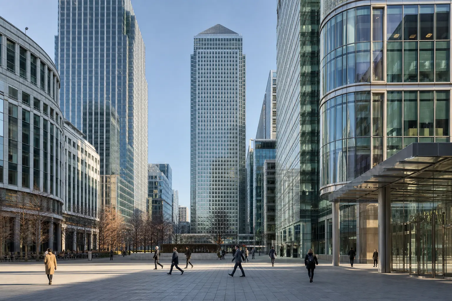 Canary Wharf, where our office is based